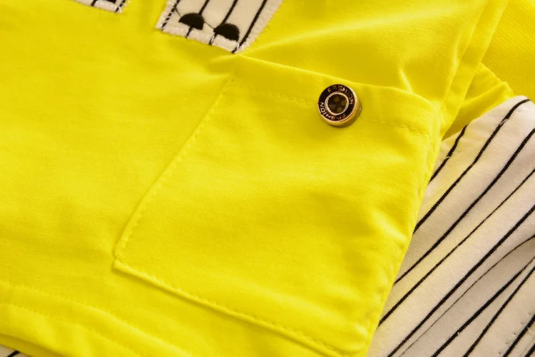 2 шт./компл. 2017 летний хлопковый Детский костюм с вышивкой слон жилет шорты