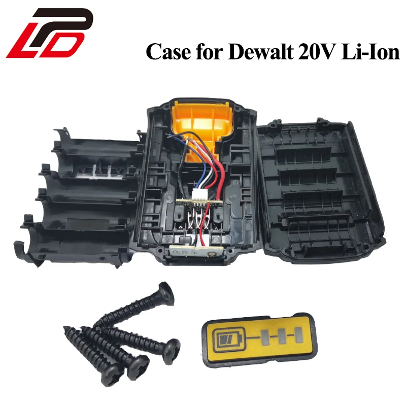 Пластиковый Чехол для аккумулятора DCB200 Dewalt 18 в 20 1 5 А/ч DCB201 DCB203 DCB204 литий ионный