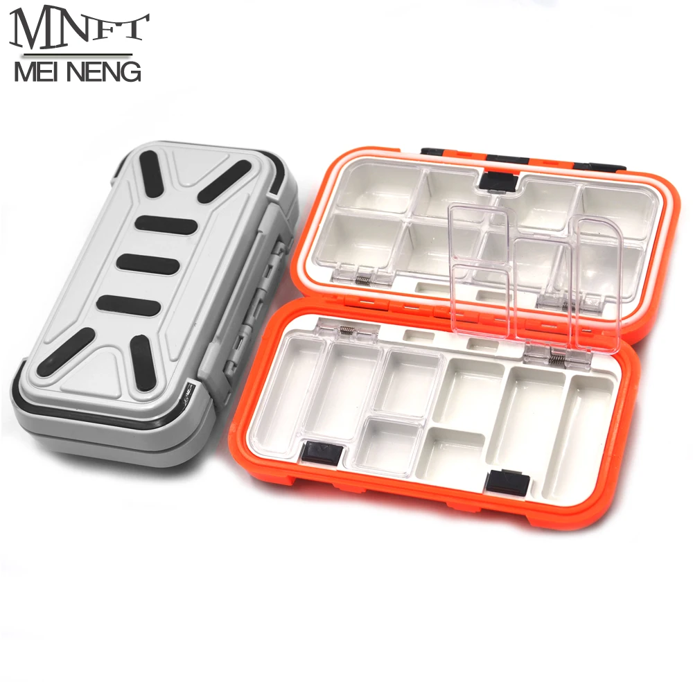 

MNFT Fishing Tackle Box Waterproof Double Side Bait Lure Hooks Storage Boxes Carp Fly Fishing Accessories 12-30 Compartments