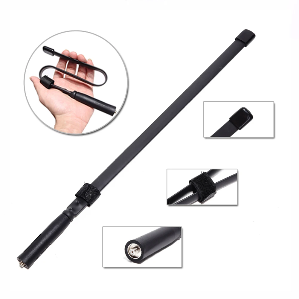 CS антенна SMA-Female Двухдиапазонная VHF UHF 144/430Mhz Складная для рации Baofeng UV-5R UV-82 UV5R pofung uv82