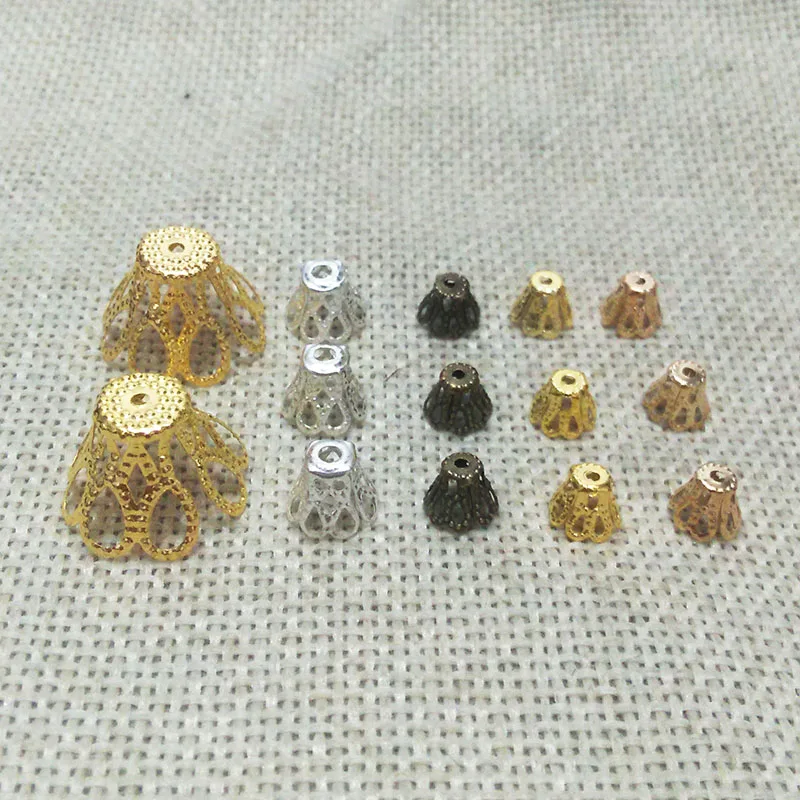 Концы для бусин с кисточками обжимные концы разделитель жемчужный соединитель