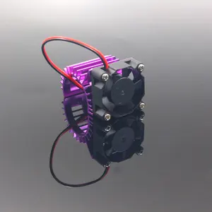 1 шт 24-28 мм Водонепроницаемый Вентилятор охлаждения миниатюрный бесщёточный электродвигатель кулер для детей, на возраст от 5 до 12 лет, в радиатор для 1:12 1:16 RC автомобиль 203020402435 моторы Запчасти