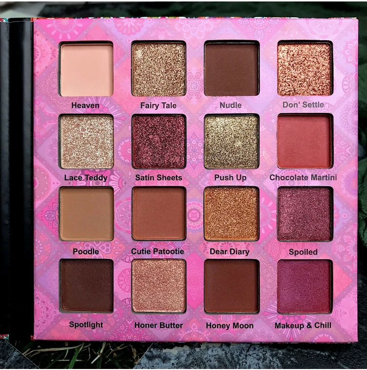 Палитра теней для век 16 цветов палитра макияжа мягких искусственных