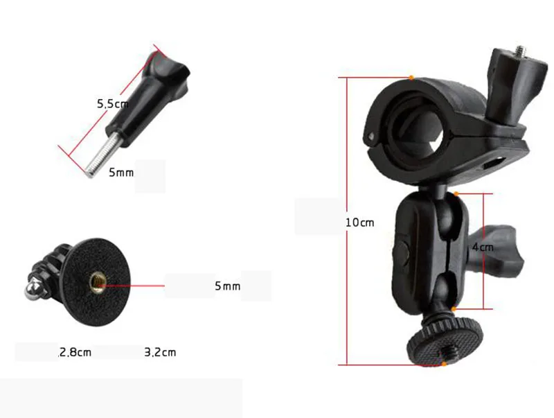 Поворотный руль велосипеда мотоцикла быстросъемное Крепление держатель для Gopro