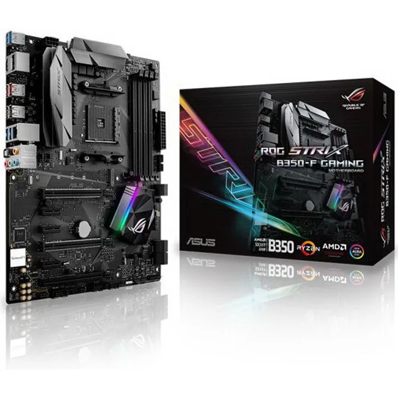 100% Новый оригинальный ASUS ROG strix B350-F игровая настольная материнская плата SupremeFX S1220