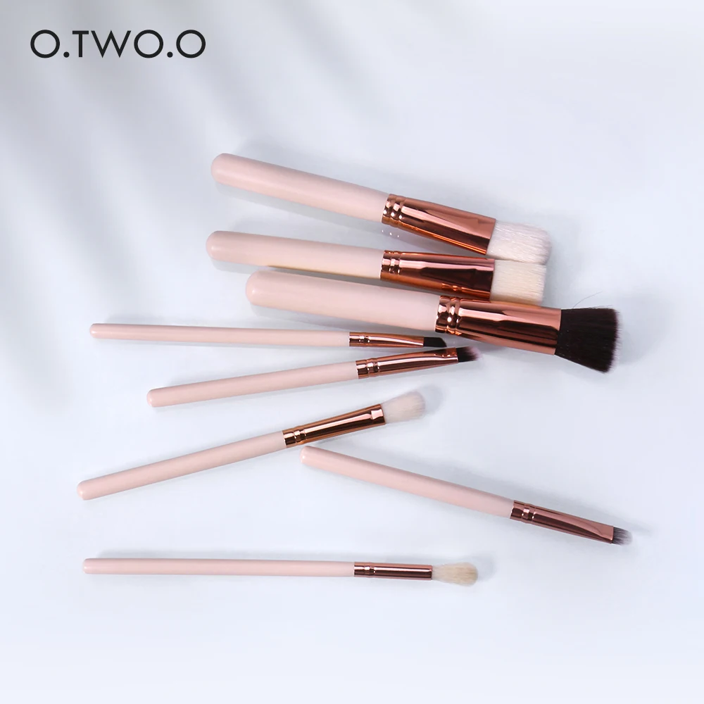 O. TWO. O 8/Лот набор золотых розовых кистей для макияжа Набор инструментов