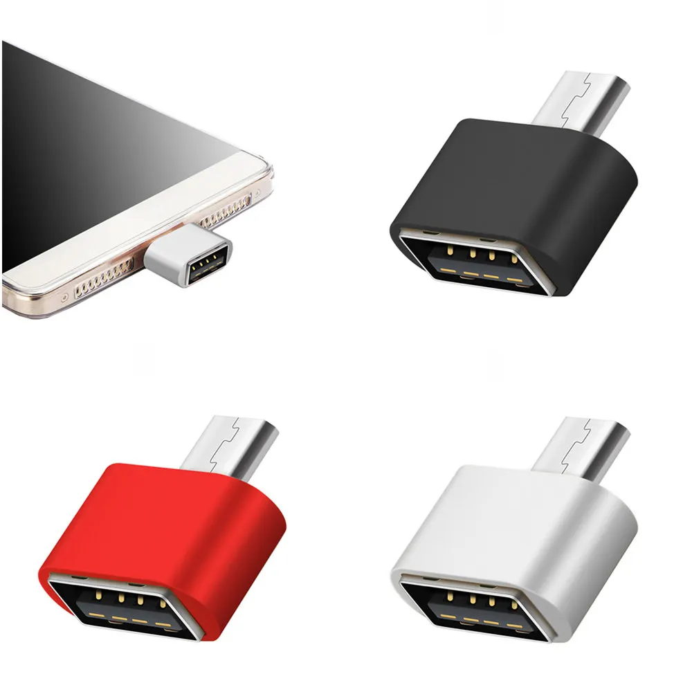 8 шт. адаптер Micro USB OTG для Xiaomi Redmi Note 5 6 Samsung Galaxy S7 Edge S6 usb телефона Android