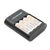 new product 4pcs 1 5 v 3000mwh aa li polymer li ion lithium polymer rechargeable batterie avec charger set1 usb charger