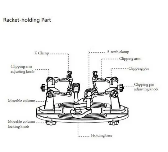 Ручная ракетка Threading машина нанизывающая для бадминтона/Теннисная Совершенно