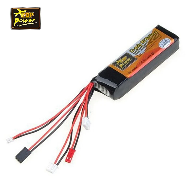 Оригинальный ZOP Power 3S 11 1 V 2200MAH 8C Lipo аккумулятор для Devo JR WFLY передатчик пульт