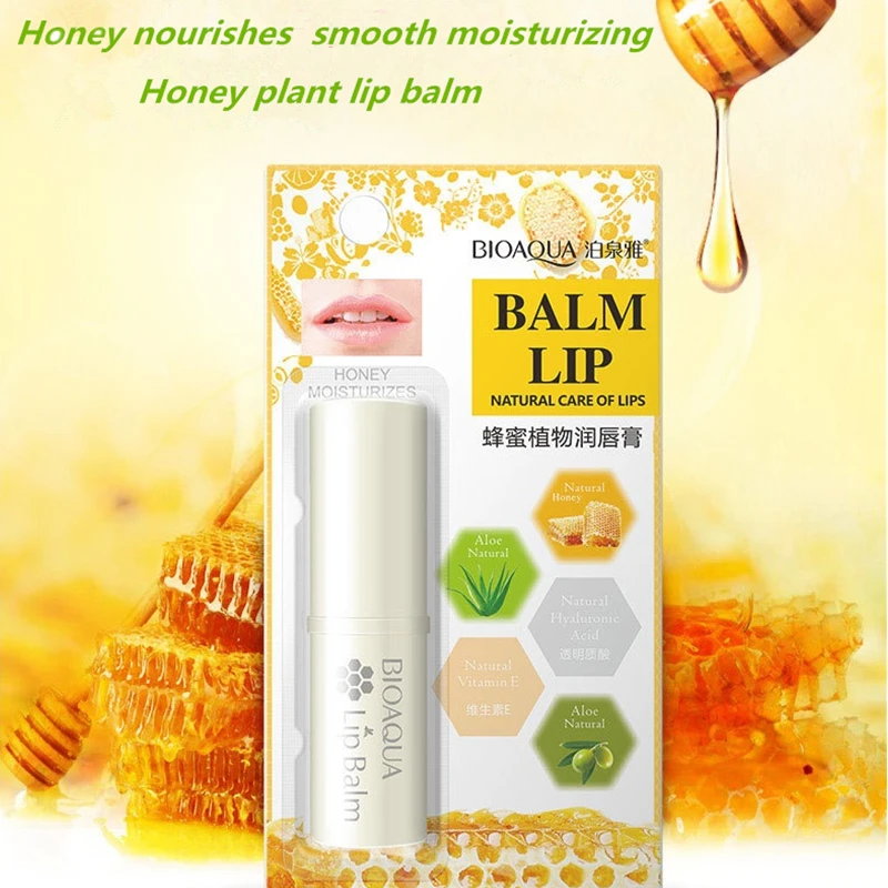 бальзам для губ алоэ Вера Блеск органический Макияж увлажняющий Бальзамы скраб