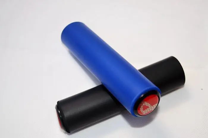 blue black Pasak 10 цветов Сверхлегкий Руль велосипеда ручки пена силиконовая губка противоскользящие амортизирующие MTB дорожный велосипед ручки для велосипеда - Цвет: blue black