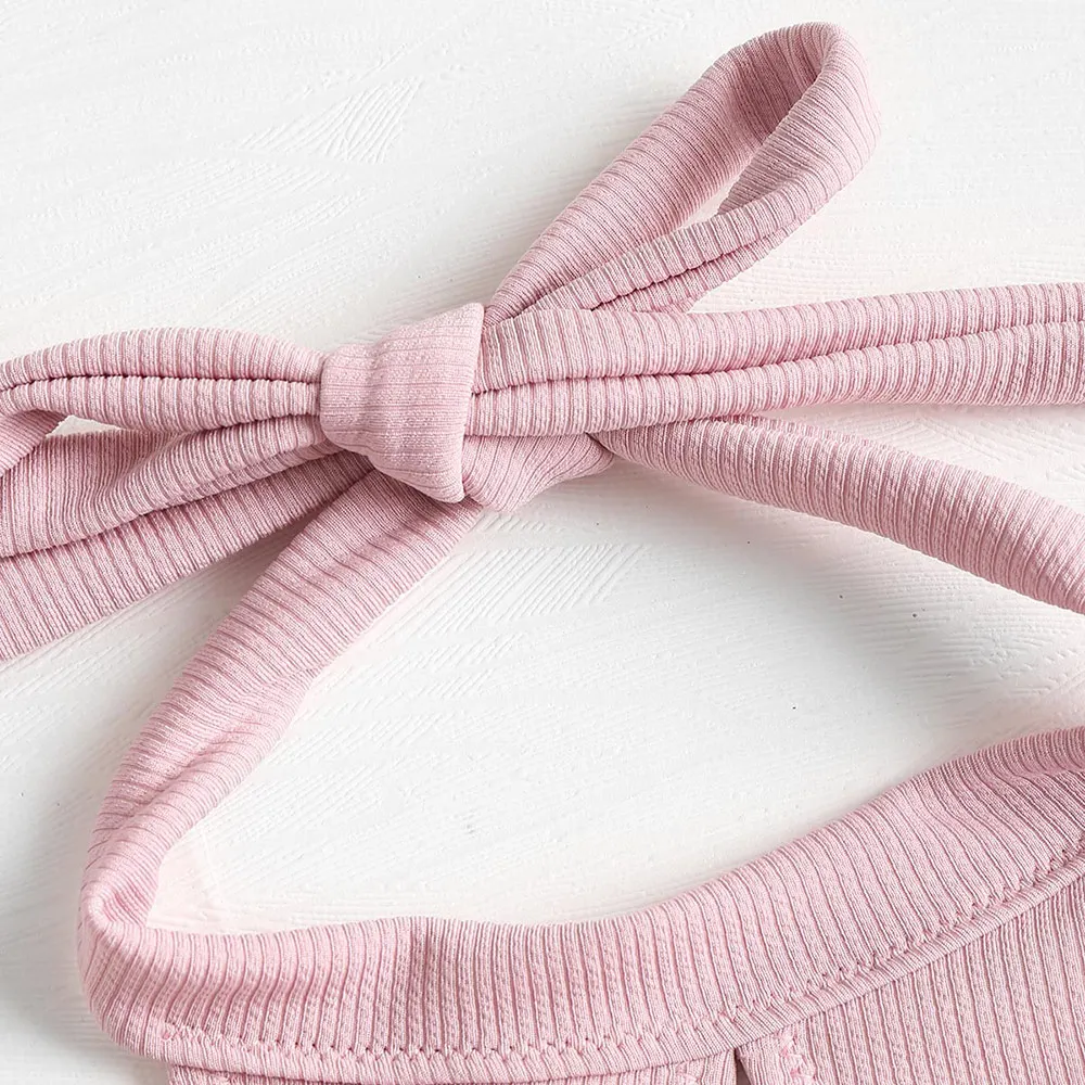 ZAFUL ребристые Замочная скважина бикини купальник для женщин высокая горловина