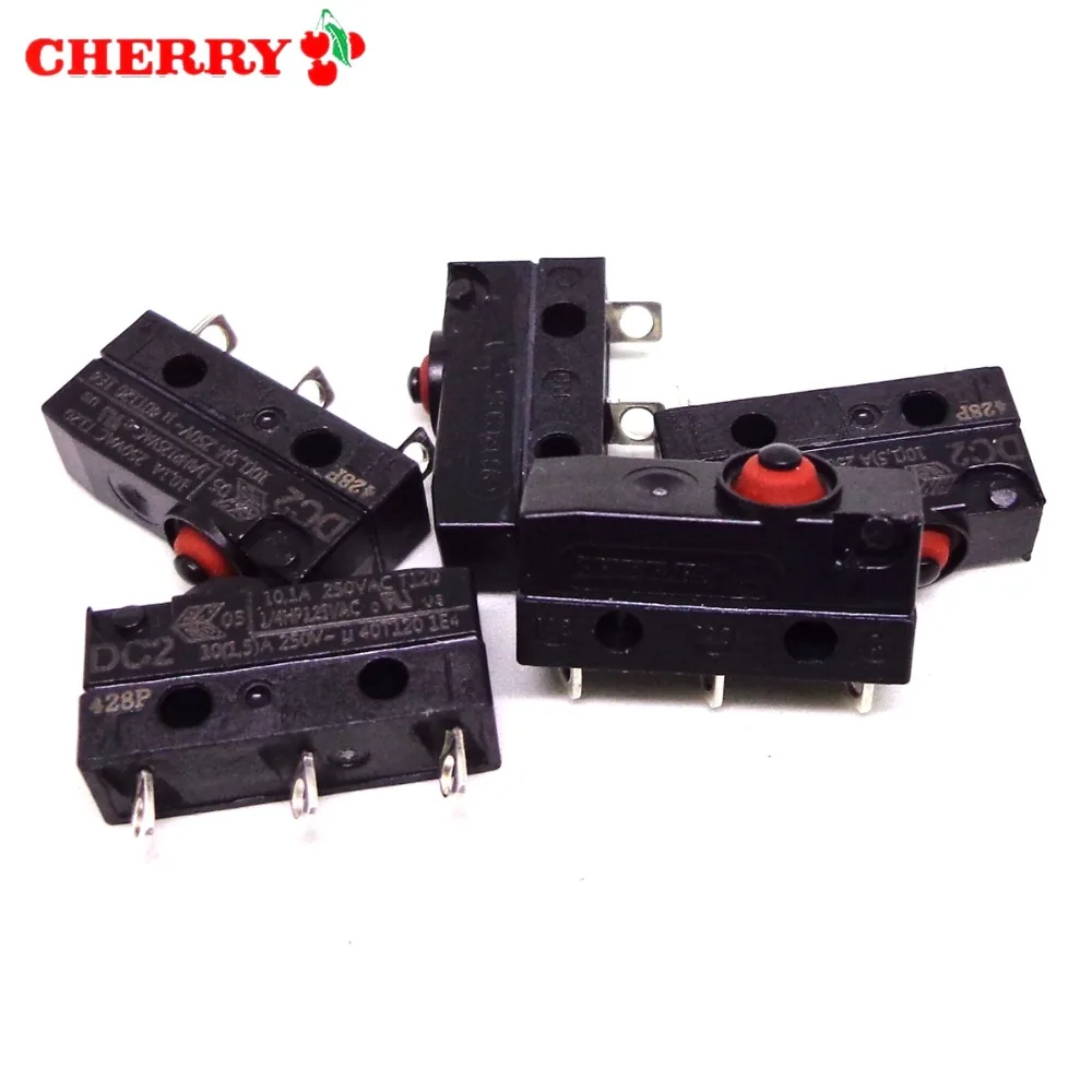 Вишневый ZF микро переключатель DB2 DC2 DB2C DC2C A1AA A1LA A1RB короткий/длинный/шкив/изогнутая ручка 10А 250 в водонепроницаемый и пылезащитный