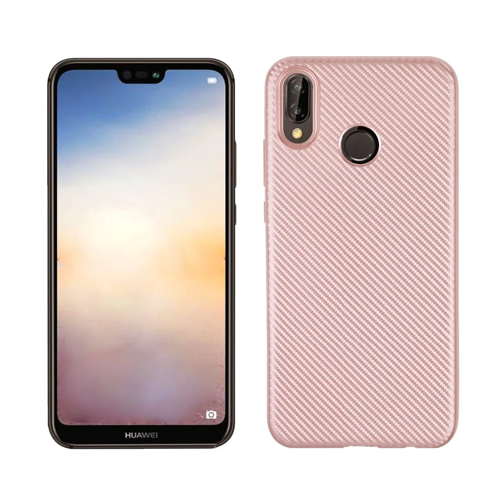 Алмазная сетка углерода силиконовый мягкий чехол для huawei P Smart Honor 7A 7C 8X9 10 P10 P20 lite P30 Pro Y5 Y6 Prime Y7