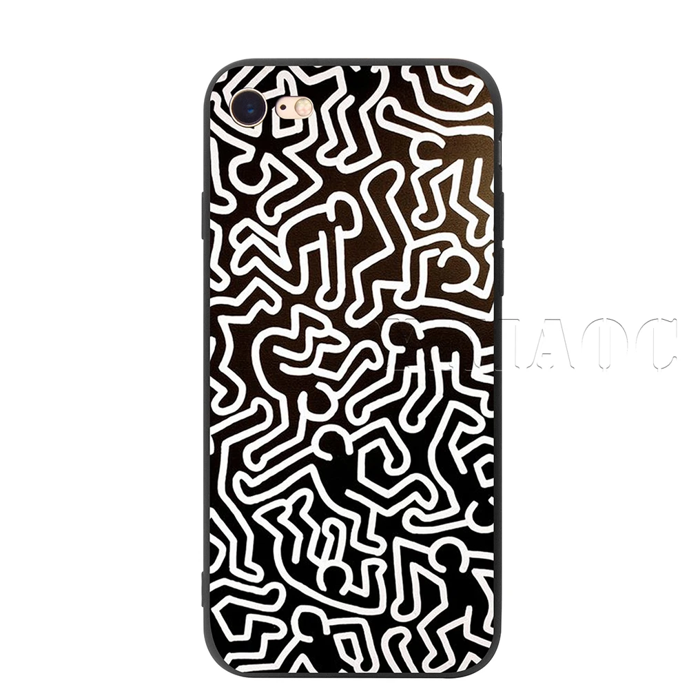 YIMAOC Keith Haring силиконовый мягкий чехол для iPhone 11 Pro XS Max XR X 8 7 6 6S Plus 5 5S SE - Цвет: 3