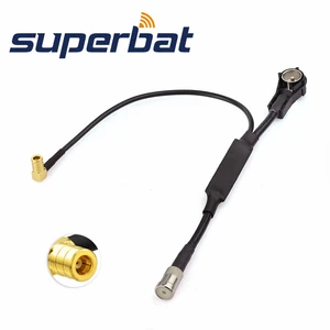 Антенна Superbat FMAMDAB +, Антенный разветвитель, усилитель, кабель адаптера ISO для европейского автомобильного радио Pionner JCV Alpine Beat