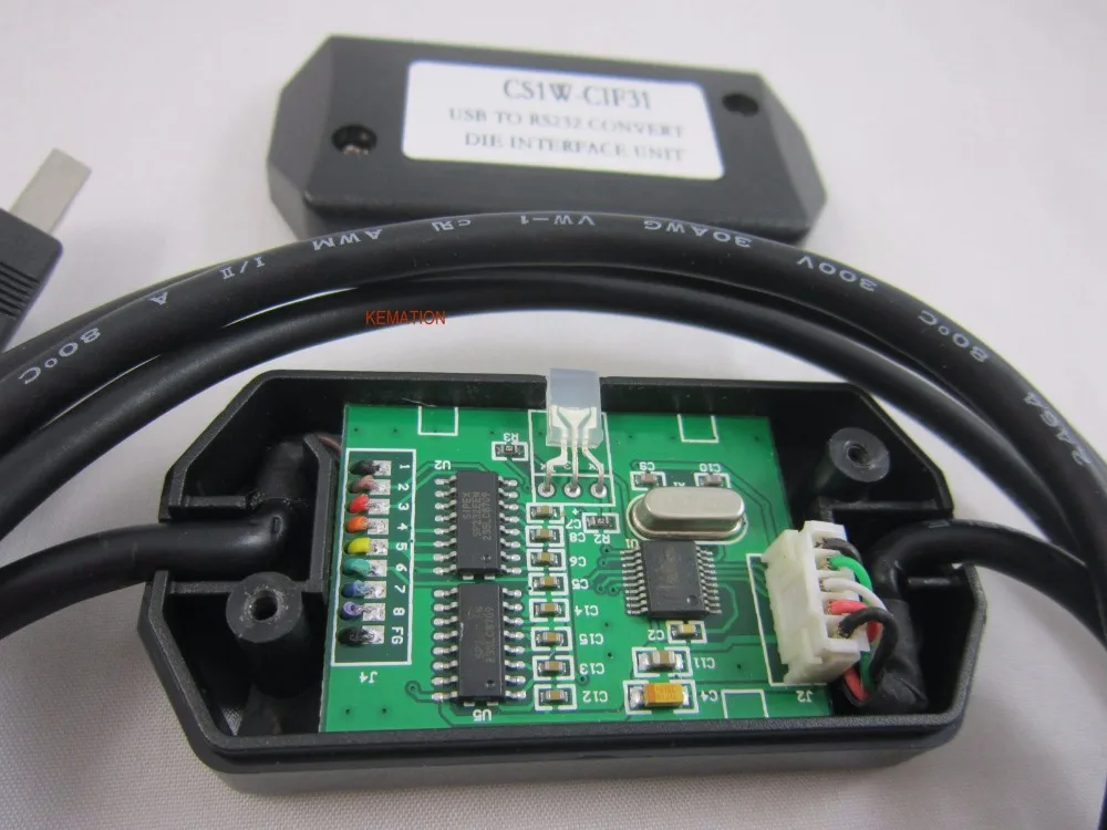 Совместимый CS1W CIF31 USB Интерфейс адаптер programg кабель для OMR PLC RS232 конвертации 1 5