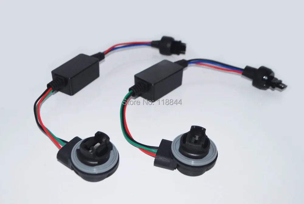2 шт. 3156 3157 T25 Canbus Error Free светодиодный резисторы декодера для автомобиля лампы