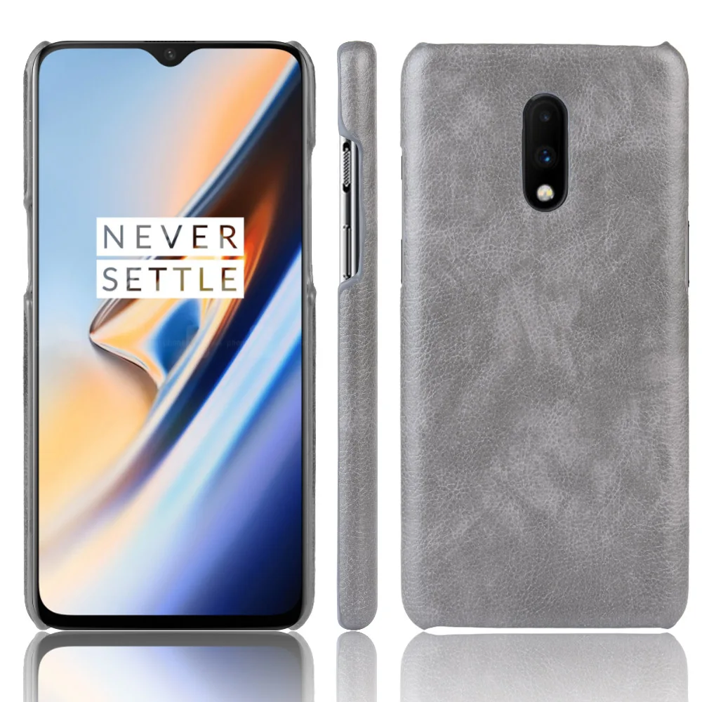 Роскошный деловой кожаный жесткий чехол для OnePlus 7 Pro 6T 6 5T One Plus |