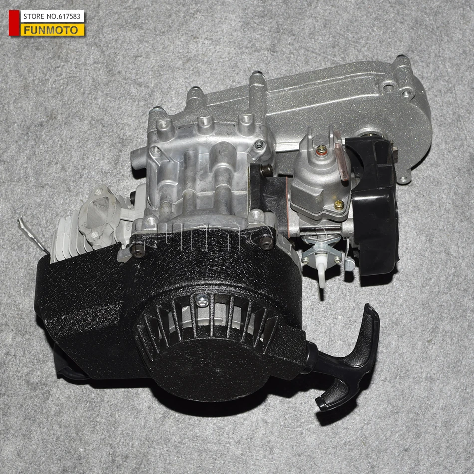 Двигатель 49 куб. См с коробкой передач/Воздушный очиститель и карбюратор для