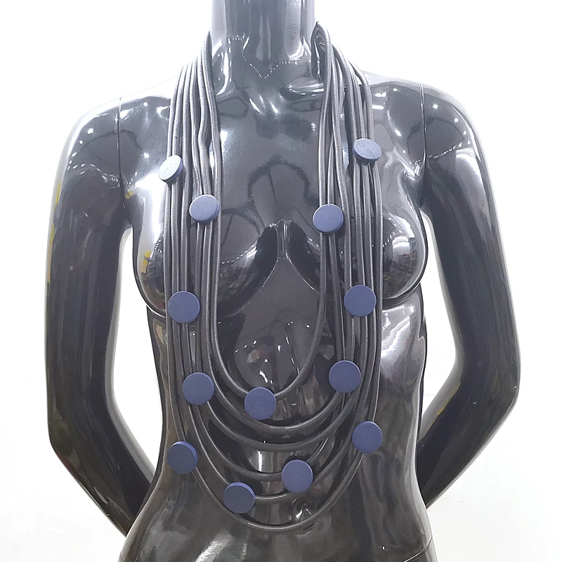 YD &amp YDBZ 2019 экологически чистые деревянные резиновые веревочные ожерелья с