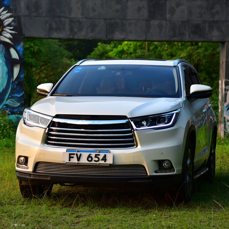 Автомобильная фара в сборе для Toyota Highlander 2015 2016 2017 светодиодный сигнал поворота