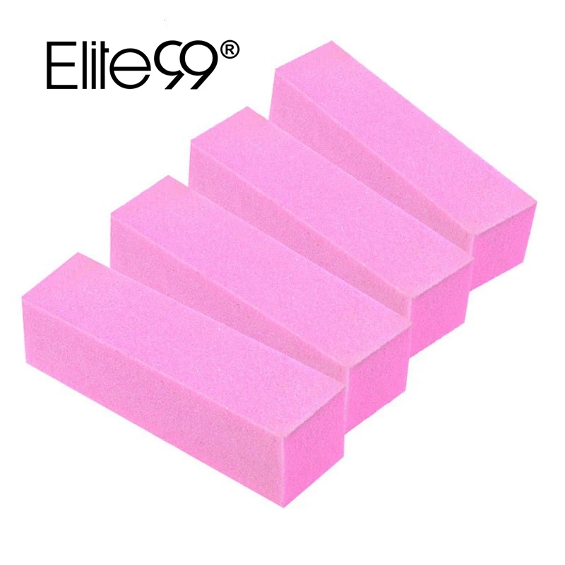 Маникюрный набор Elite99 4 шт./1 Набор розовый буфер для маникюра и педикюра