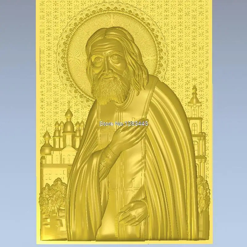 

High quality 3d model relief for cnc or 3D printers in STL file Cep