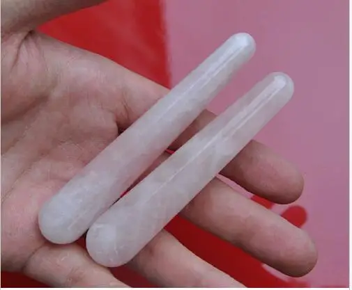 

high quality 2pcs 100% pretty natural rose Quartz Crystal stone massage Healing