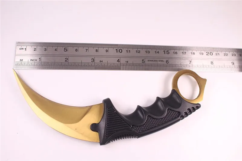 CS Cold CS GO нож выцветание Karambit csgo ножи охотничьи боевые тактические выживания армейский нож navajas couteau Кемпинг убоя