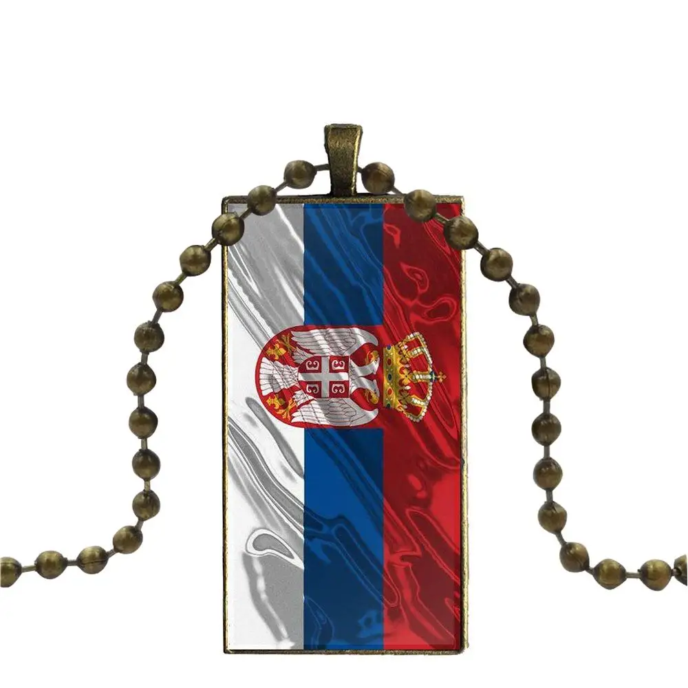 EJ glaze Флаг Израиля для женщин и девочек ожерелье модная Длинная цепочка с