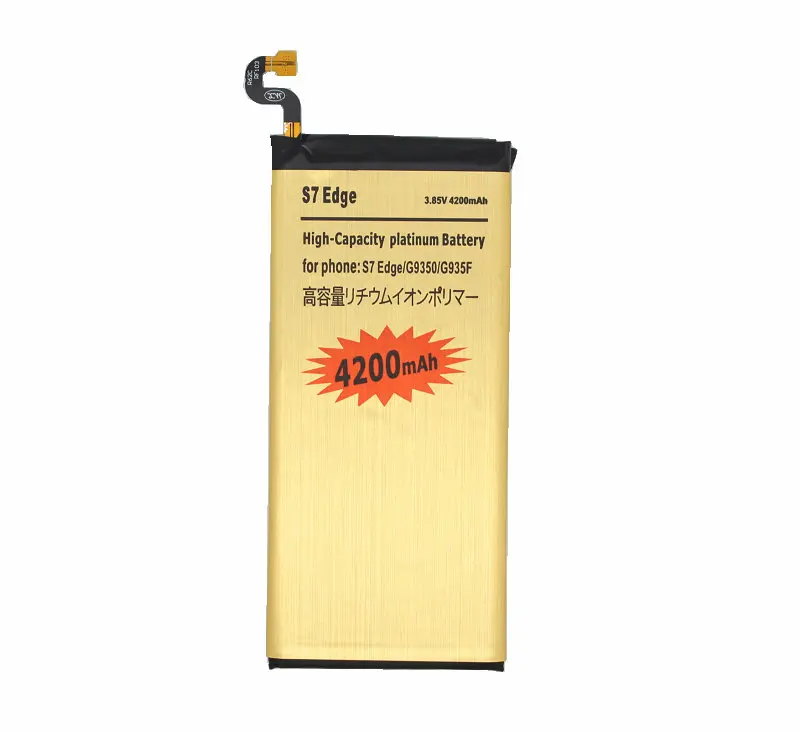 Ciszean 2x4200 мАч EB-BG935ABE батарея золотого цвета для Samsung Galaxy S7 Edge G9350 G935 G935F G935A G935V G935P G935T