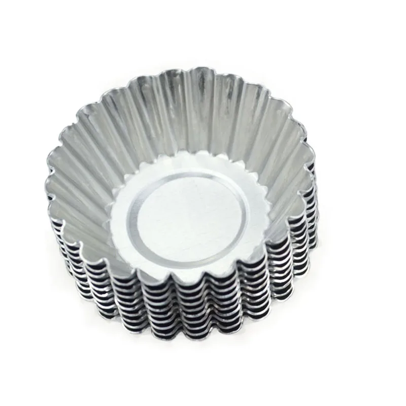 5 размеров серебристая форма для выпечки торта Круглый нижний плоский светильник