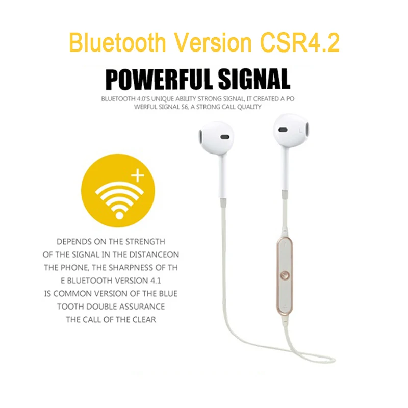 BONWAYE Bluetooth наушники с микрофоном бизнес Наушники Беспроводные спортивные