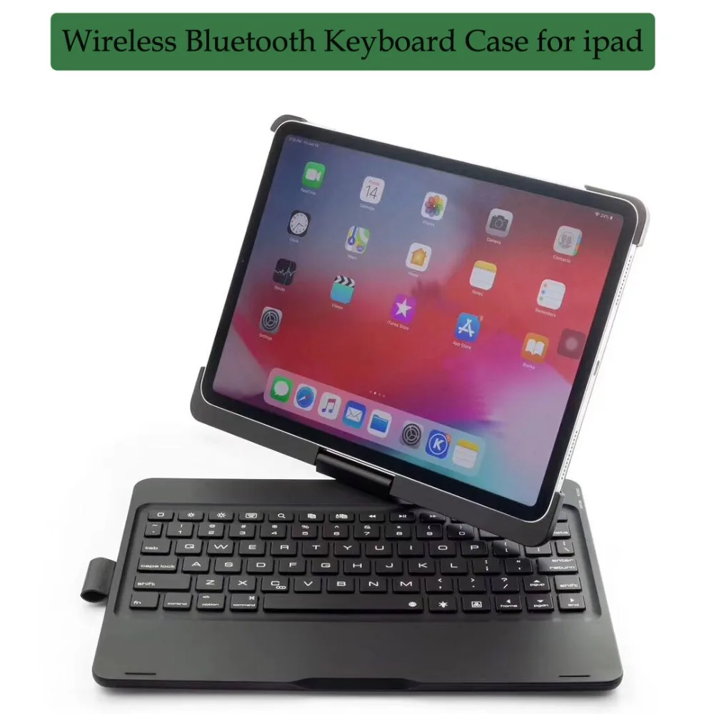 2019 новый ультра тонкий умный беспроводной чехол с клавиатурой Bluetooth 7 цветов