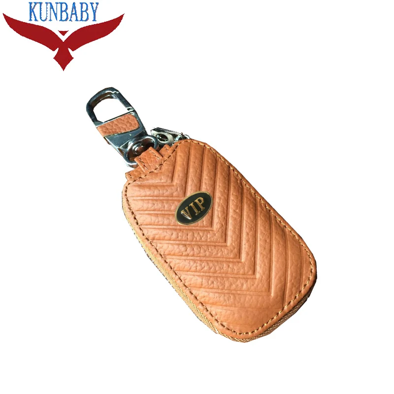KUNBABY Золотая VIP сумка из натуральной кожи чехол для автомобильных ключей