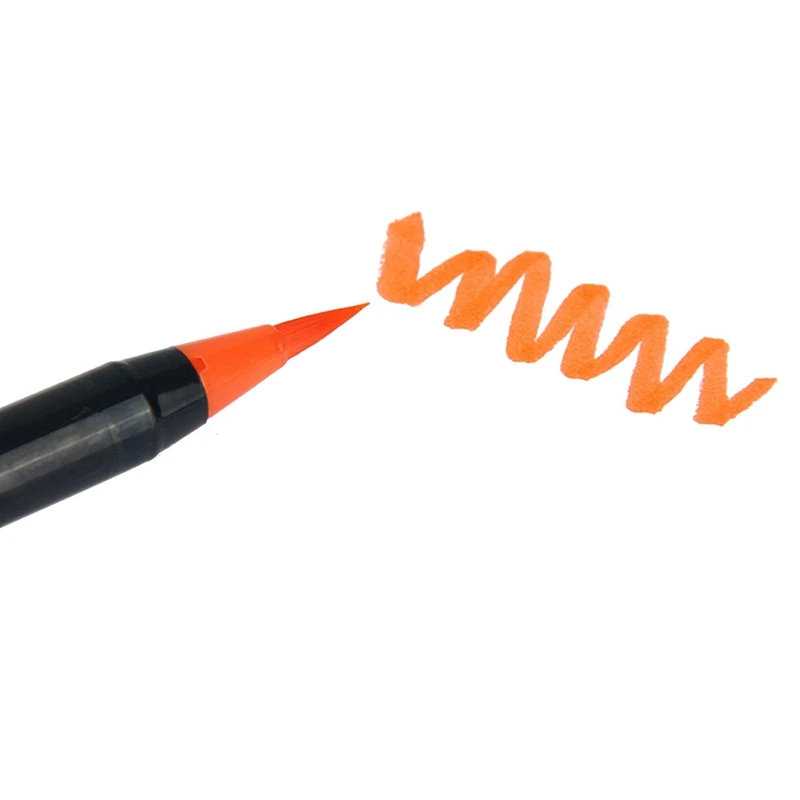 1 шт. разноцветная ручка с мягкой щетиной Мягкая головка кисть для каллиграфии