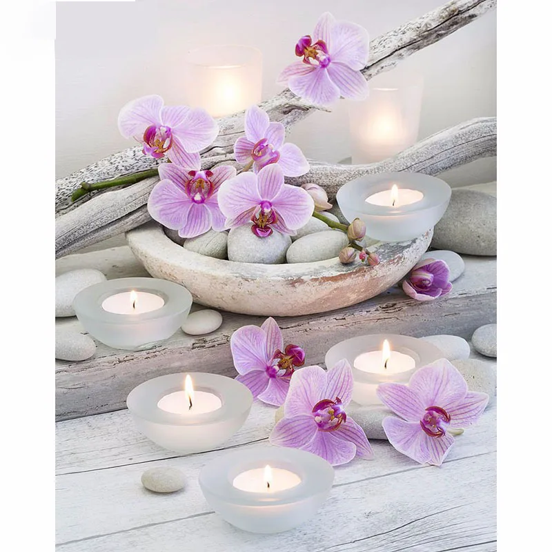 

YIKEE Diamond Embroidery Flowers Full Package Sale Diamond Painting Full Square Rhinestones DIY Diamonds Mosaic Hobby h1334