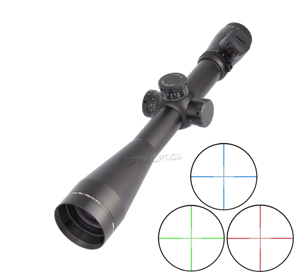 M3 3,5-10x50 прицелов Оптика прицел Mil-точка подсветкой с крепление крышки прицел airsoft