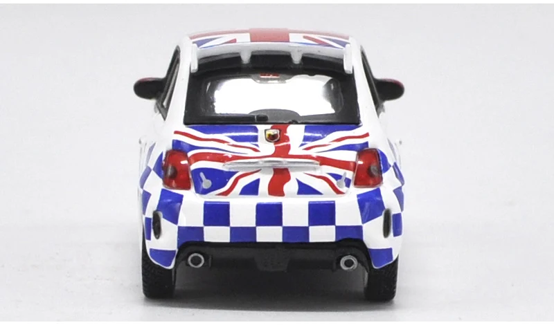4 цвета 1:43 Fiat Abarth 500 гоночный игрушечный автомобиль игрушки для детей литая модель автомобиля подарок на день рождения