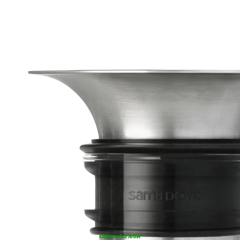 Баночка для воды из боросилированного стекла SAMADOYO с крышкой нержавеющей стали 700