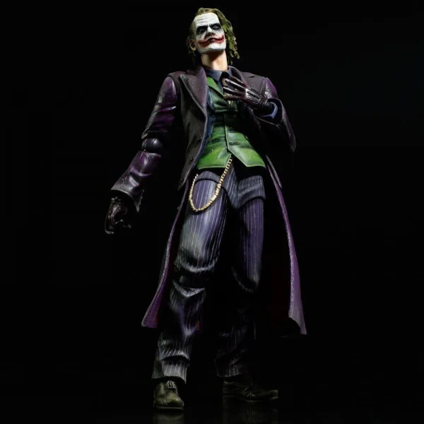 Playarts PLAY ARTS KAI Бэтмен Темный рыцарь Джокер ПВХ фигурка Коллекционная модель игрушки 21 см KT1812