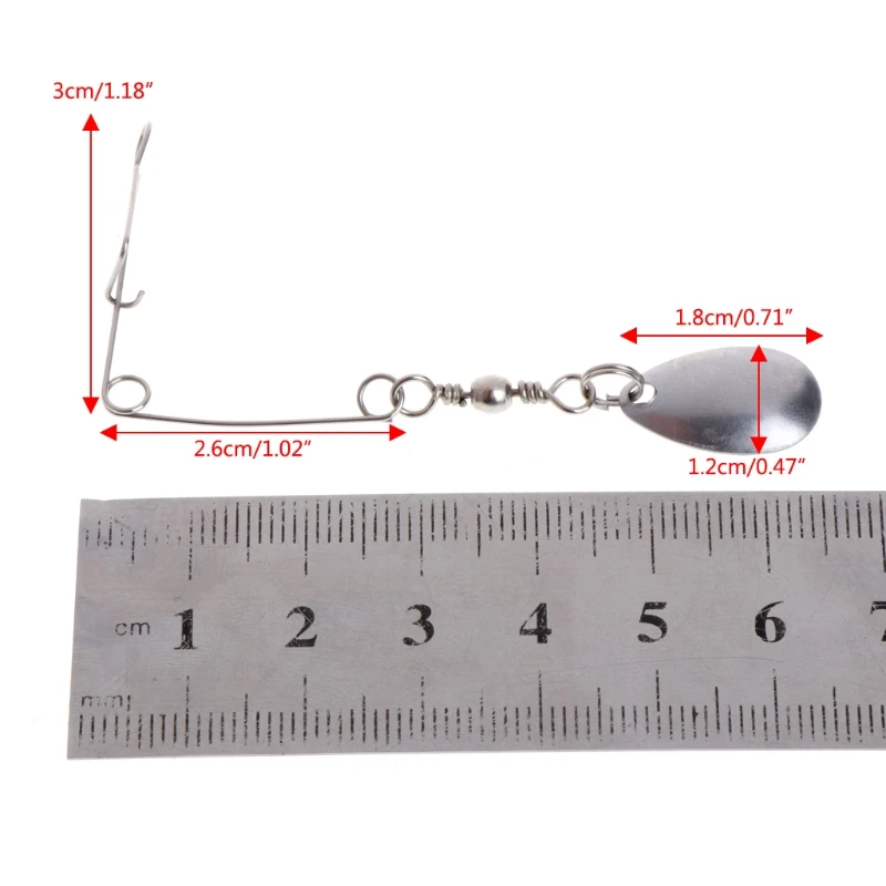 Нержавеющая сталь соединитель для рыболовного баланса поворотный блесток