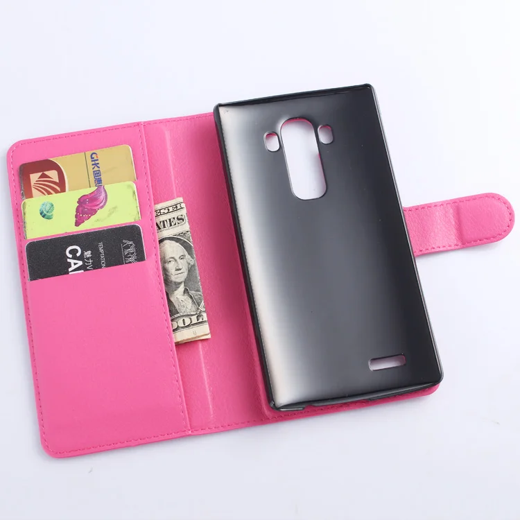 LG4 чехол для кошелька и подставкой в виде книжки для телефона LG G4 H810 VS999 F500 G 4 рифленый чехол Кожаный чехол-книжка с рифленой поверхностью и LG4