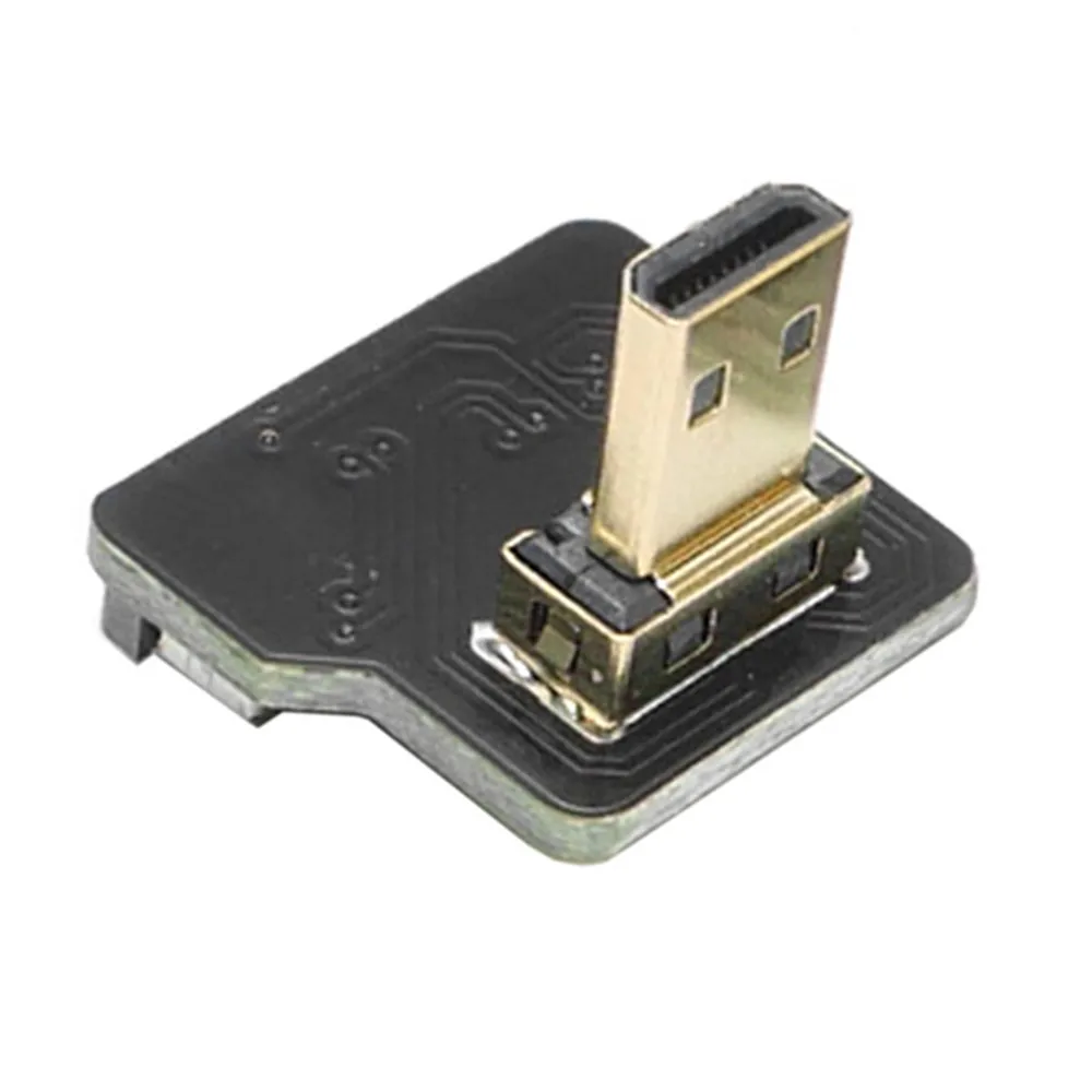 FPV 90 градусов вниз Угловой Micro HDMI совместимый тип D Штекерный разъем для HDTV