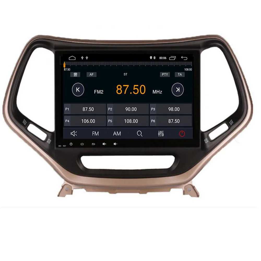 Android 10 Tesla стиль автомобиля нет DVD плеер GPS навигация для JEEP Cherokee 2014 2020 Авто navi