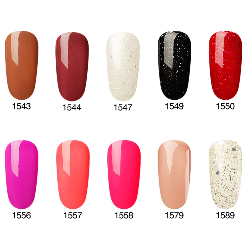 NAILWIND 9 2 мл Гель лак 1467 1864 однотонные УФ гель для ногтей отмачиваемый
