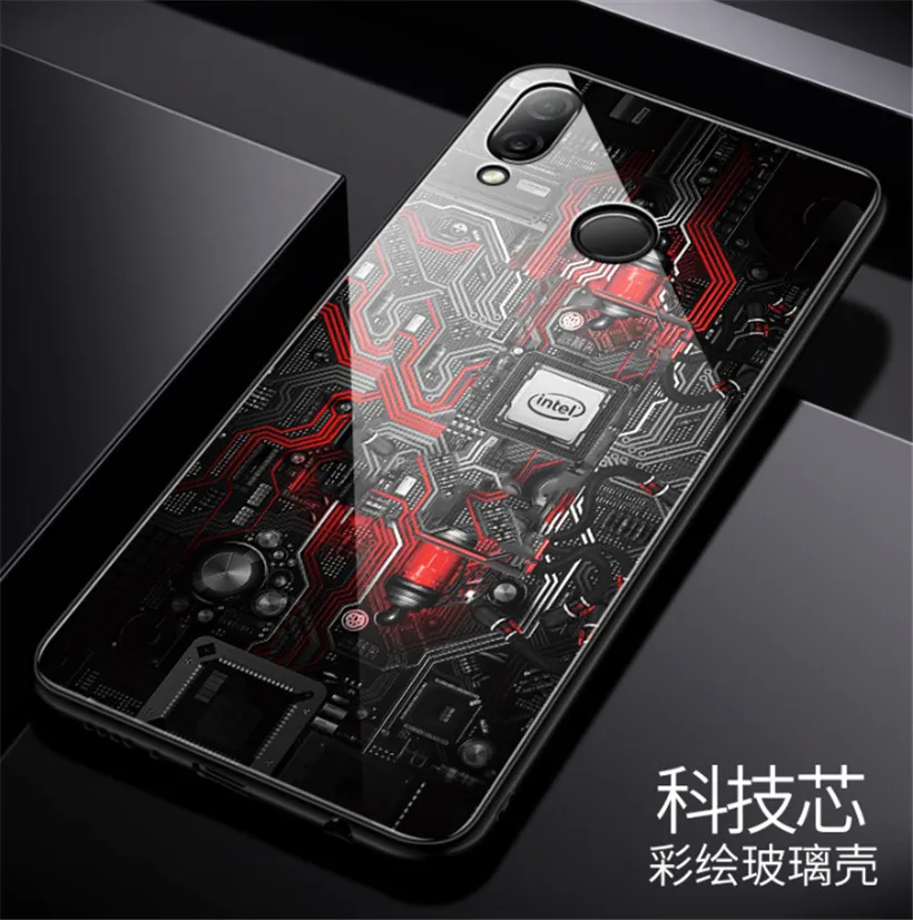Стеклянный чехол Aixuan для huawei Honor 8x, чехол из закаленного стекла, силиконовый защитный чехол s для huawei Honor 8X Play