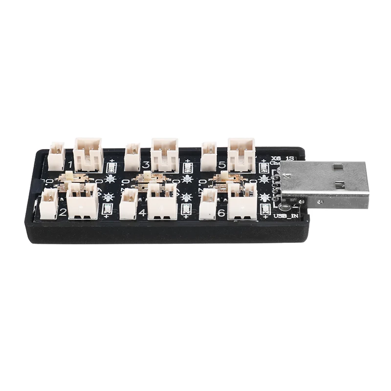 Адаптер для зарядки аккумуляторов LiHv 6CH USB 3 8 В 1S 4 35 в зарядное устройство
